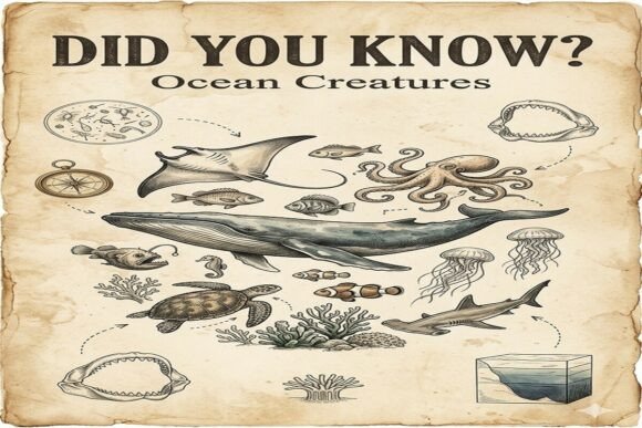 30 Ocean Life Educational Posters