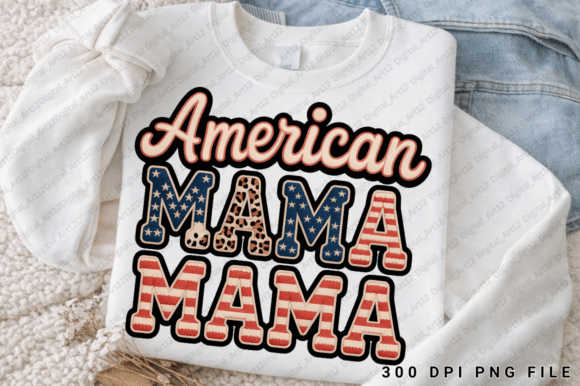 American Mama Sublimation PNG: A Strategic Design Asset for Creative and Commercial Projects