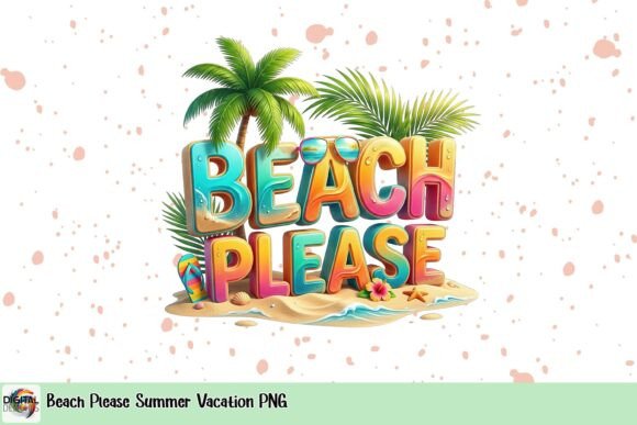 Beach Please Summer Vacation PNG: Strategic Design Value for Creative Professionals