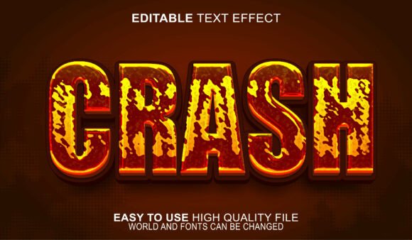 Crash Impact Smash Explosion Dynamic: A Bold 3D Text Effect for Adobe Illustrator