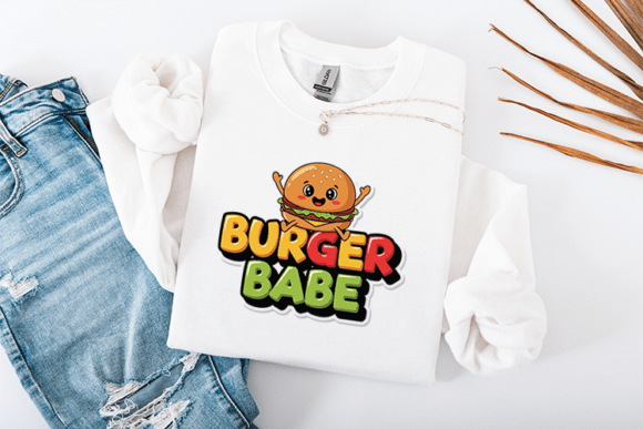 Discover the Charm of Burger Babe SVG: A Kawaii Hamburger Design for Creative Projects