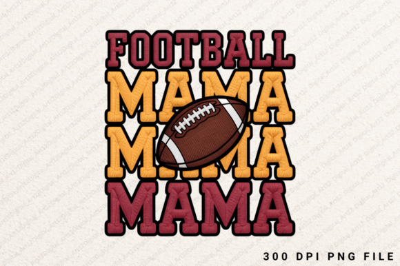 Football Mama Sublimation PNG: A Versatile Design for Varsity-Inspired Projects