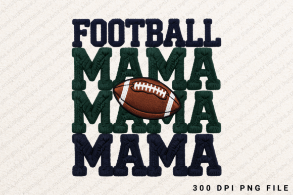 Football Mama Sublimation PNG, Football – Creative Ways to Use This Trendy Chenille Design
