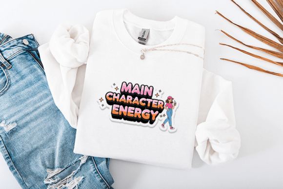 Main Character Energy SVG Trendy Fashion: Designing with Purpose and Impact