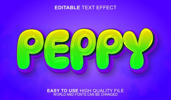 Peppy Energetic Cheerful Vibrant: The 3D Text Effect That’s Redefining Adobe Illustrator Design