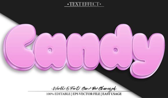 Sweet Candy Sugar Treat Dessert Fun Text