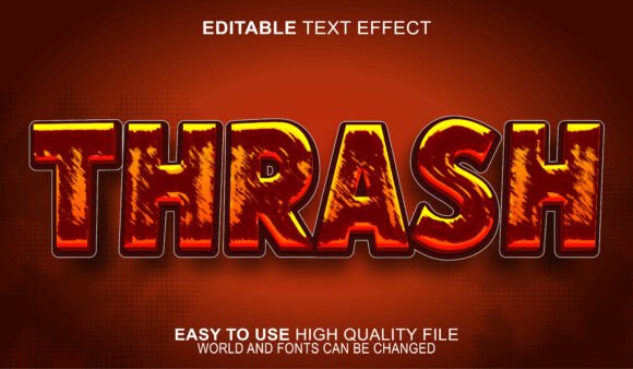 Thrash Metal Typography: A Bold Choice for Impactful Design