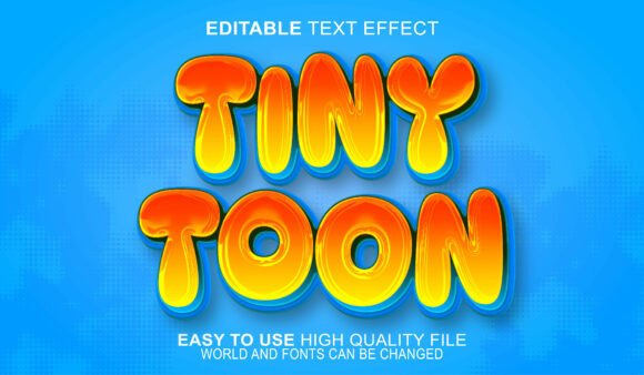 Tinytoon Cute Cartoon Kids Typography: A Versatile Tool for Creative Design Projects