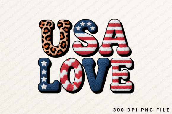 USA Love Sublimation, Memorial Day PNG: Elevate Your Designs with a Vintage Varsity Vibe